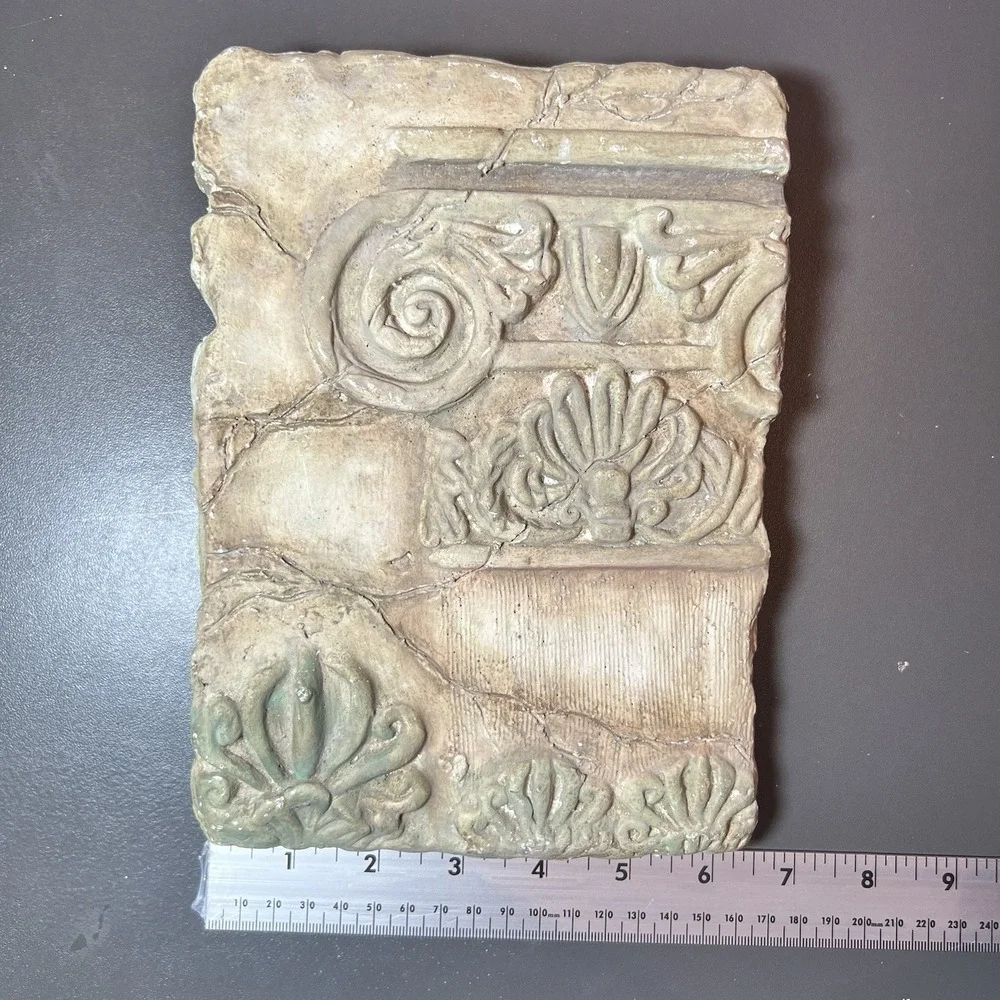 DuBois Designs Alyon Column Wall Plaque - Classical Greek Ionic Relief - 7